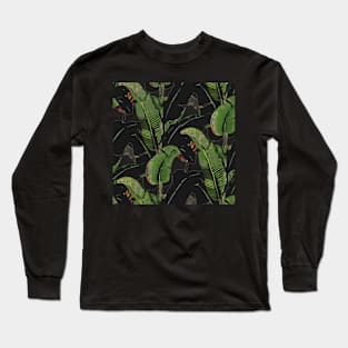 Banana leaves tropical leaf Long Sleeve T-Shirt